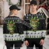 Rick And Morty Wubba Lubba Dub Dub Ugly Christmas Sweater Blue Best Rick And Morty Wubba Lubba Dub Dub Ugly Christmas Sweater Blue Best