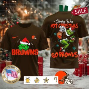 Cleveland Browns NFL Grinch Dr. Seuss Stealing Wins Not Christmas Shirt