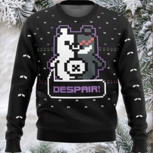 Danganronpa Monokuma Despair Ugly Christmas Sweater