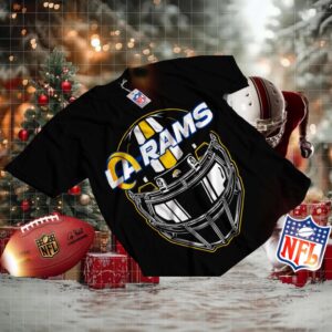Los Angeles Rams Helmet Graphic T Shirt