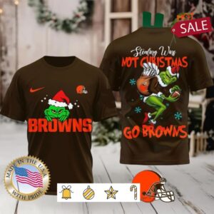 Cleveland Browns NFL Grinch Dr. Seuss Stealing Wins Not Christmas Shirt