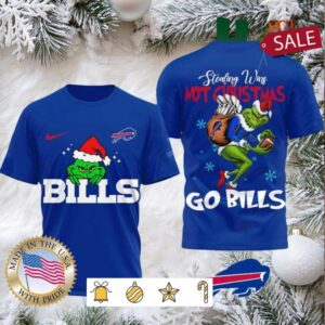 Buffalo Bills NFL Grinch Dr. Seuss Stealing Wins Not Christmas Shirt