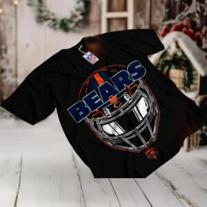 Chicago Bears Bears Wordmark and Helmet T Shirt