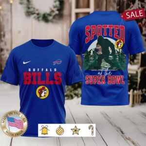 Buffalo Bills NFL Buc ee’s & Bigfoot Spotted at the Super Bowl Shirt