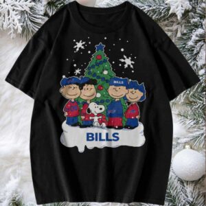 Peanuts Gang Buffalo Bills Christmas T Shirt