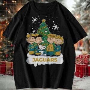 Jacksonville Jaguars Snoopy and Friends Holiday Shirt