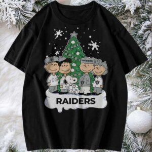 Merry Christmas Las Vegas Raiders X Peanuts Characters Shirt