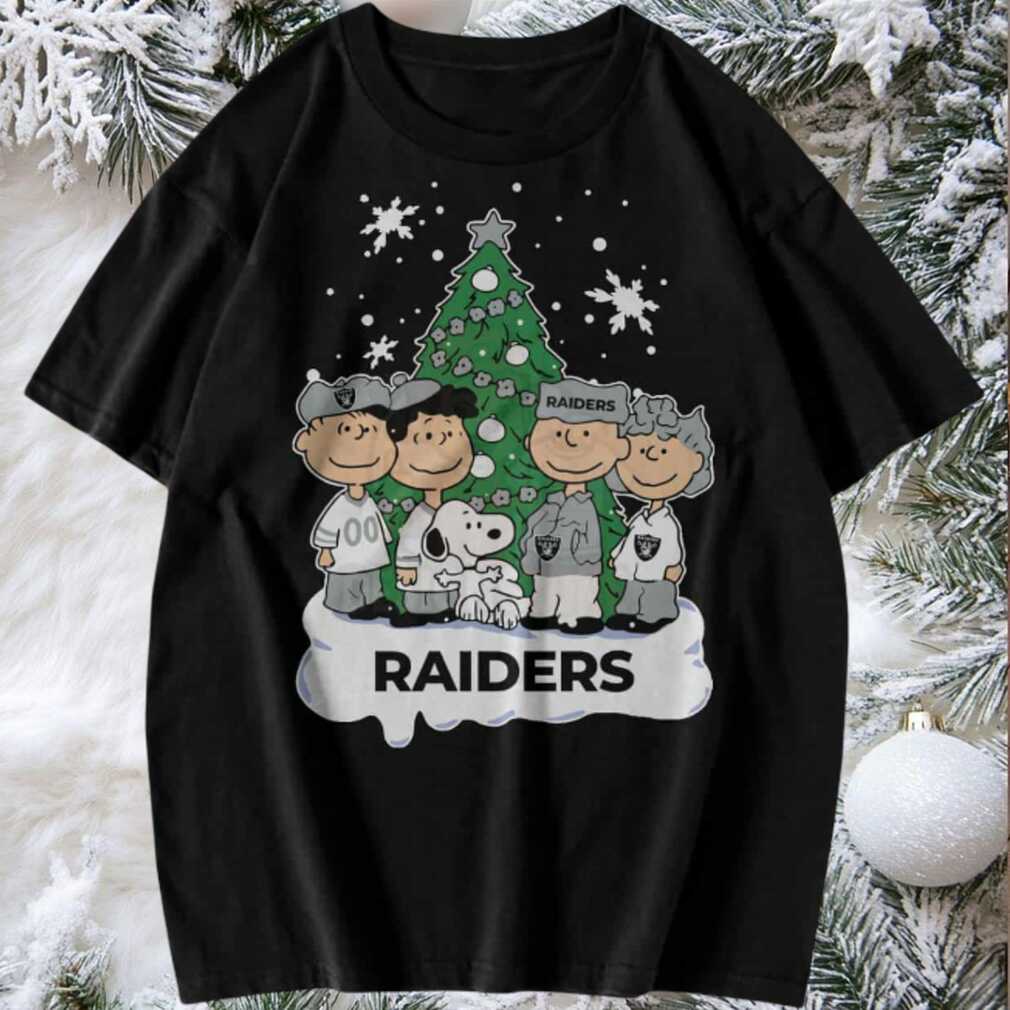 Merry Christmas Las Vegas Raiders X Peanuts Characters Shirt