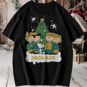 Jacksonville Jaguars Snoopy and Friends Holiday Shirt