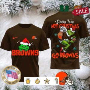 Cleveland Browns NFL Grinch Dr. Seuss Stealing Wins Not Christmas Shirt