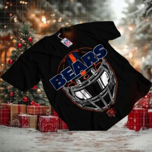 Chicago Bears Bears Wordmark and Helmet T Shirt