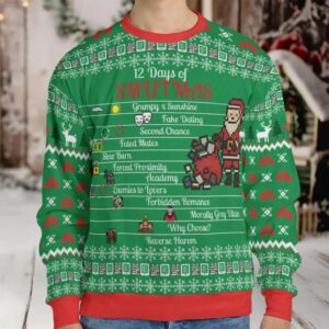 12 Days of Smutmas Romantasy Ugly Christmas Sweatshirt