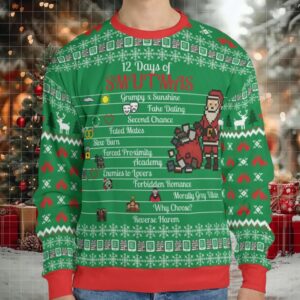 12 Days of Smutmas Romantasy Ugly Christmas Sweatshirt