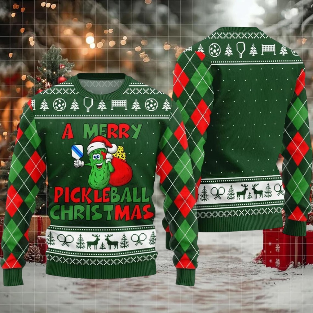 2025 Christmas A Merry Pickleball Christmas Ugly Sweater 2025 Christmas A Merry Pickleball Christmas Ugly Sweater