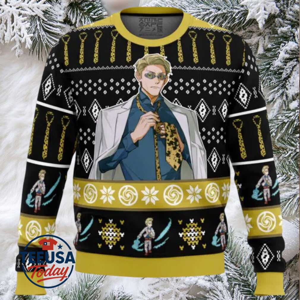 7 3 Sorcerer Nanami Kento Jujutsu Kaisen Ugly Christmas Sweater