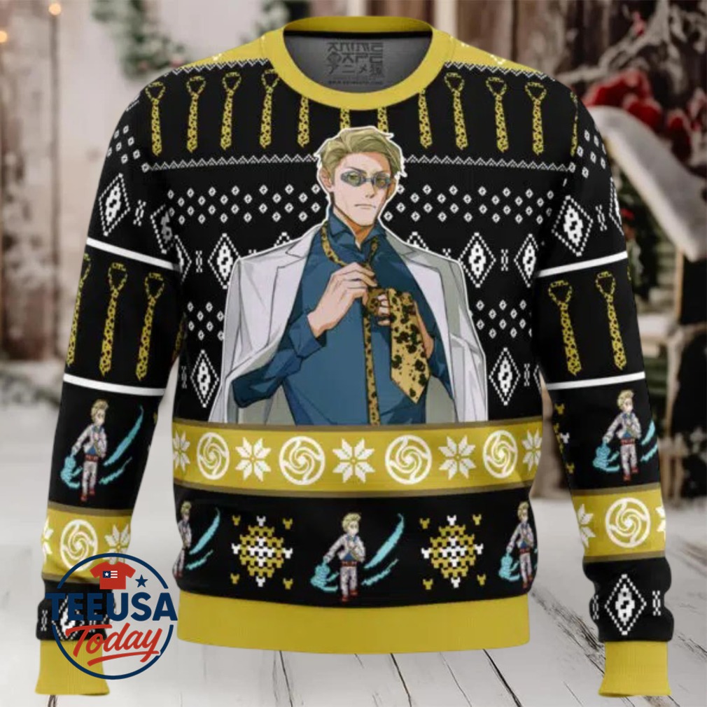 7 3 Sorcerer Nanami Kento Jujutsu Kaisen Ugly Christmas Sweater 7 3 Sorcerer Nanami Kento Jujutsu Kaisen Ugly Christmas Sweater