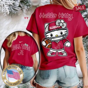 Alabama Crimson Tide NCAA Hello Kitty Shirt