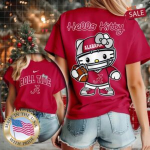 Alabama Crimson Tide NCAA Hello Kitty Shirt