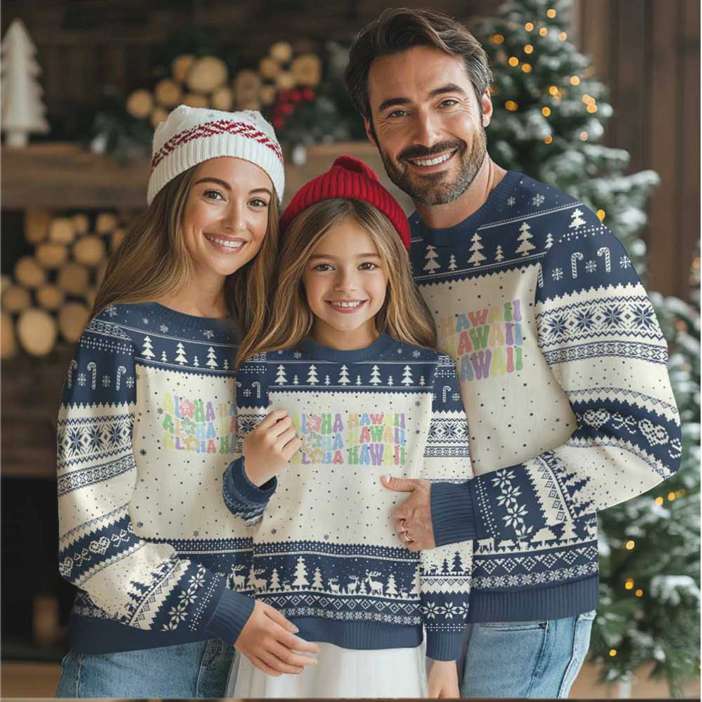 Aloha Hawaii Ugly Christmas Sweater Flower Summer Hawaiian Island Aloha Hawaii Ugly Christmas Sweater Flower Summer Hawaiian Island