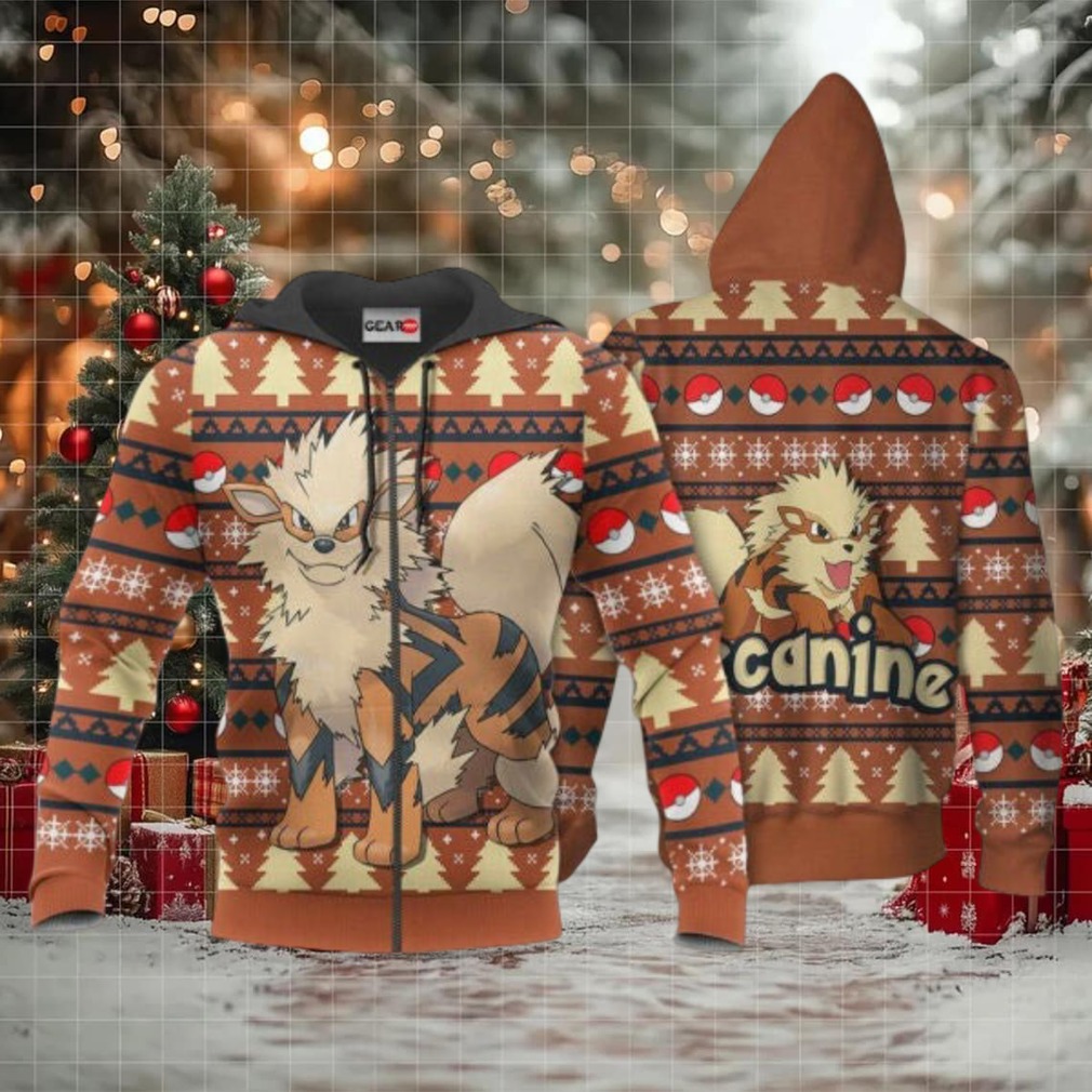 Arcanine Ugly Christmas Sweater Anime Pokemon 1k717 Fan Gift Stylist Unisex Cartoon Graphic Outfits Aop 3d Hoodie, (1) Arcanine Ugly Christmas Sweater Anime Pokemon 1k717 Fan Gift Stylist Unisex Cartoon Graphic Outfits Aop 3d Hoodie, (1)