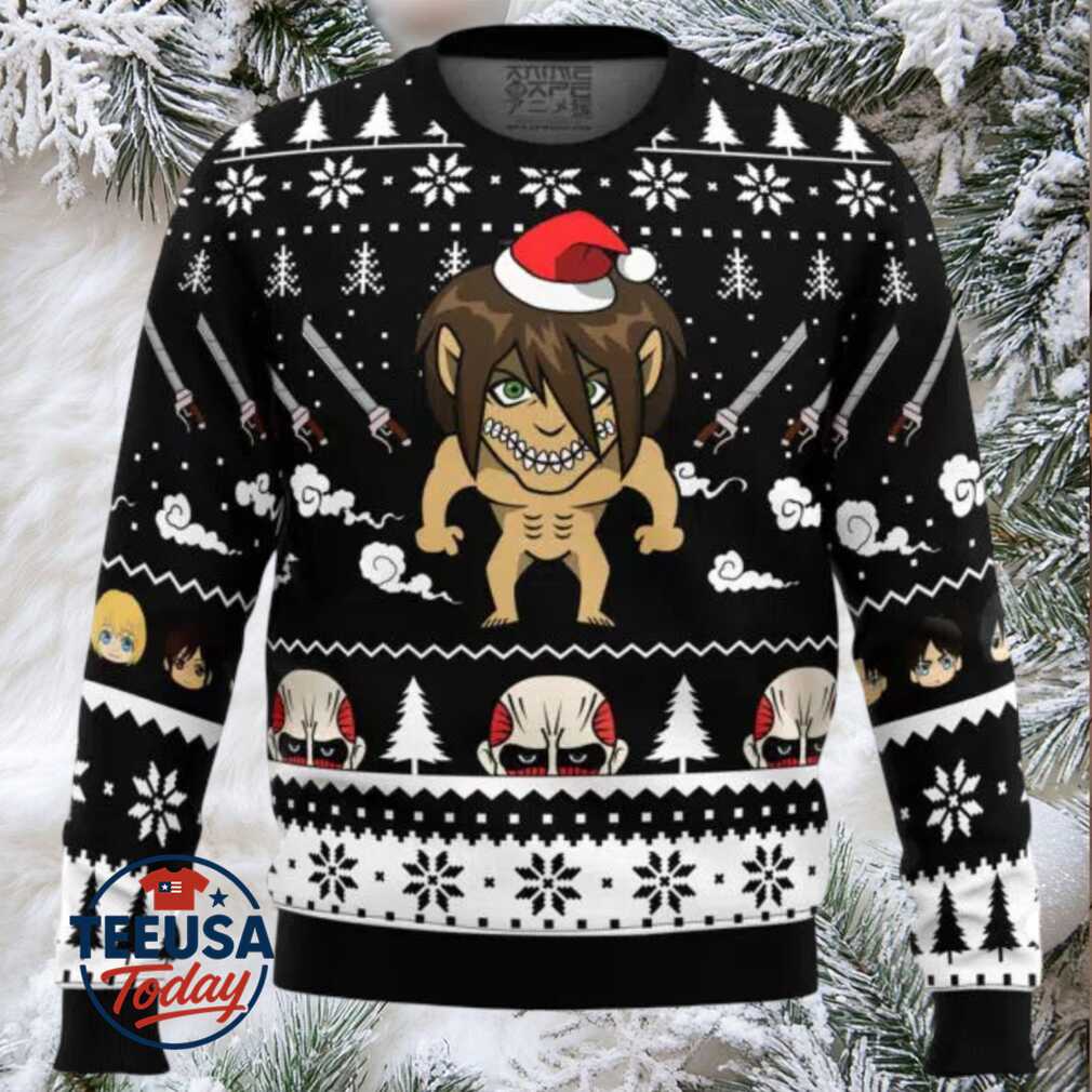 Attack Titan Attack On Titan Ugly Christmas Sweater