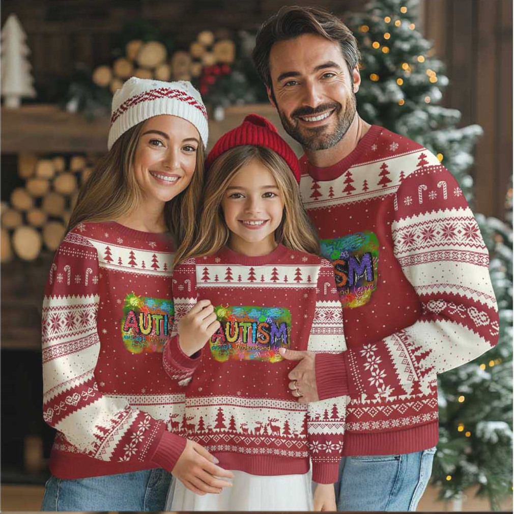Autism Acceptance Ugly Christmas Sweater Accept Understand Love Autistic Support Autism Acceptance Ugly Christmas Sweater Accept Understand Love Autistic Support