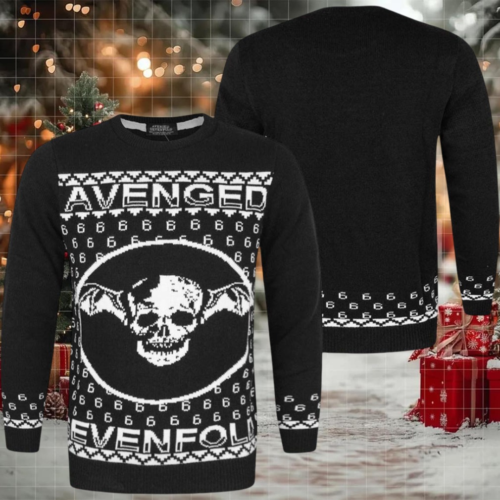 Avenged Sevenfold Deathbat Christmas Jumper