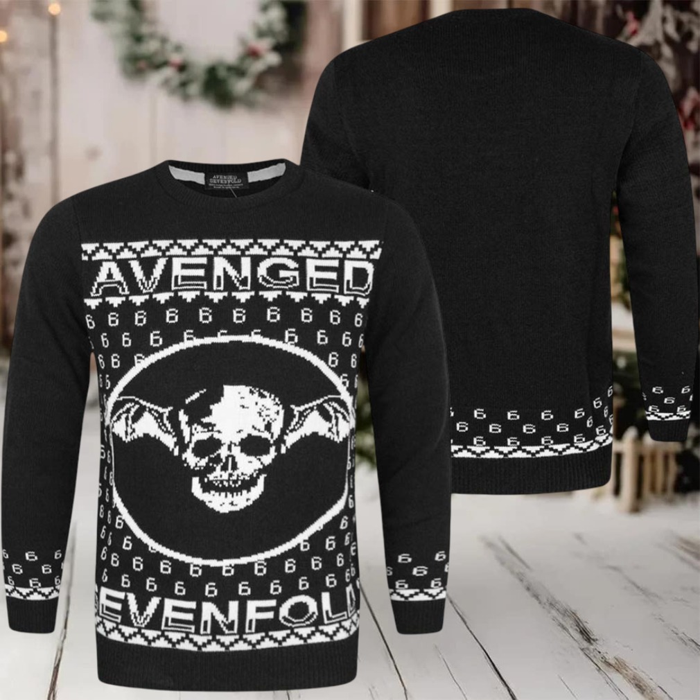 Avenged Sevenfold Deathbat Big Symbol Unisex Christmas Jumper Ugly Sweater Avenged Sevenfold Deathbat Big Symbol Unisex Christmas Jumper Ugly Sweater