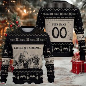 Avenged Sevenfold Life Is A Dream Personalized 2025 Christmas Ugly Sweater
