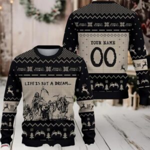 Avenged Sevenfold Life Is A Dream Personalized 2025 Christmas Ugly Sweater