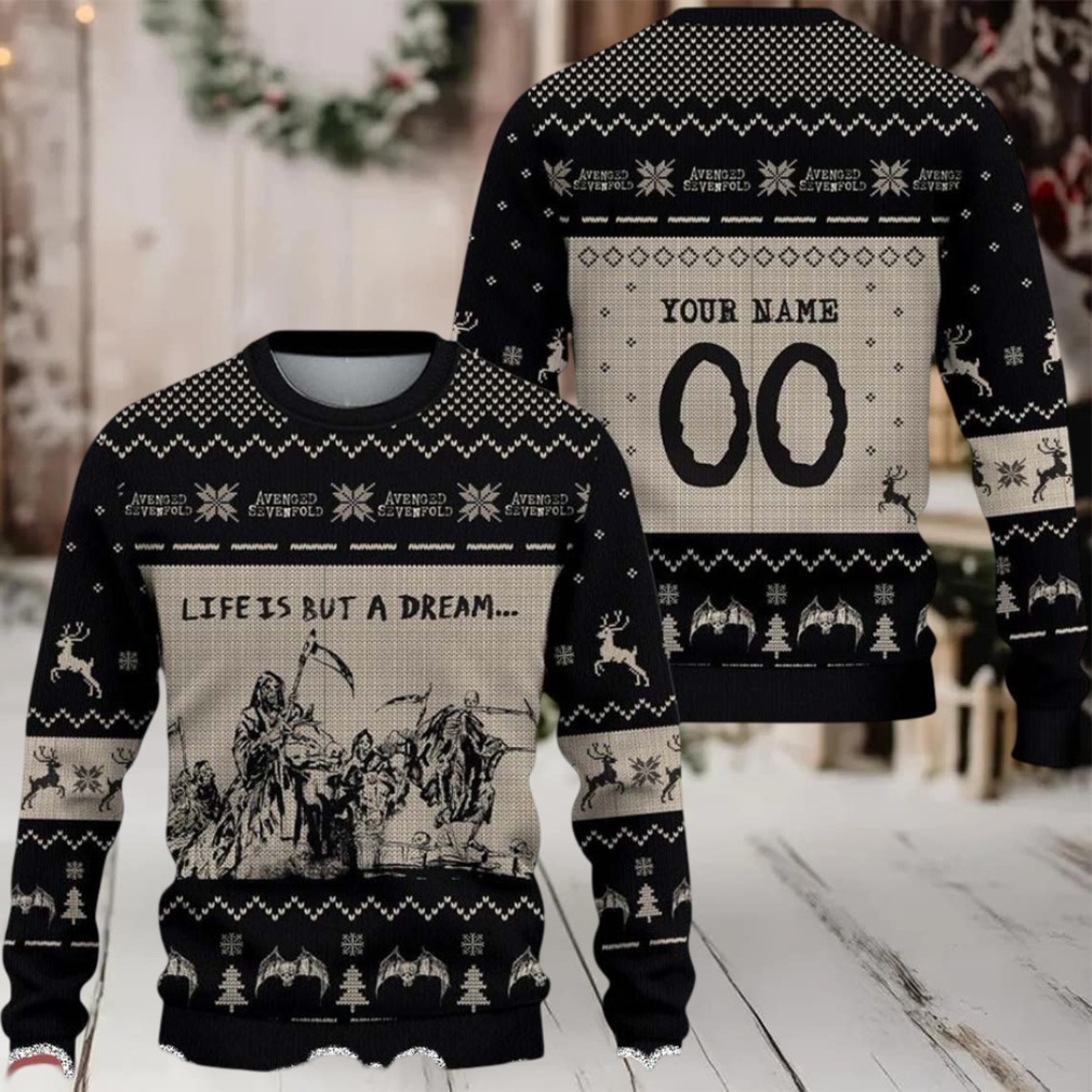 Avenged Sevenfold Life Is A Dream Personalized 2025 Christmas Ugly Sweater Avenged Sevenfold Life Is A Dream Personalized 2025 Christmas Ugly Sweater