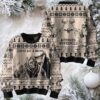 In Flames Soundtrack To Your Holidays Big Logo Snowflakes Pattern Ugly Christmas Sweater In Flames Soundtrack To Your Holidays Big Logo Snowflakes Pattern Ugly Christmas Sweater
