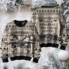Rolling Stones Happy Holidays Grrr Live Reindeer Pattern Knitted Holiday Red Ugly Christmas Sweater