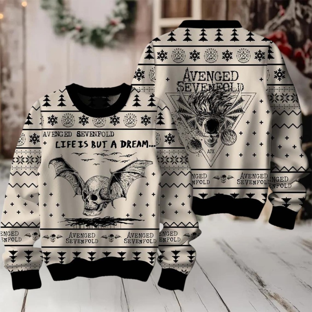 Avenged Sevenfold The Death Bat Holiday Gift Knitted Xmas Ugly Sweater Avenged Sevenfold The Death Bat Holiday Gift Knitted Xmas Ugly Sweater
