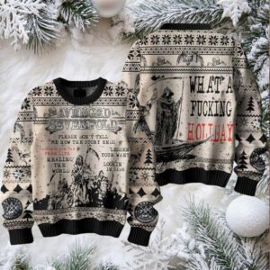 Avenged Sevenfold What A Fucking Holiday Please Don’t Tell Me How The Story Ends Ugly Christmas Sweater Avenged Sevenfold What A Fucking Holiday Please Don’t Tell Me How The Story Ends Ugly Christmas Sweater