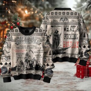 Avenged Sevenfold What A Fucking Holiday Please Don’t Tell Me How The Story Ends Ugly Christmas Sweater