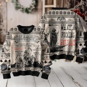 Avenged Sevenfold What A Fucking Holiday Please Don’t Tell Me How The Story Ends Ugly Christmas Sweater