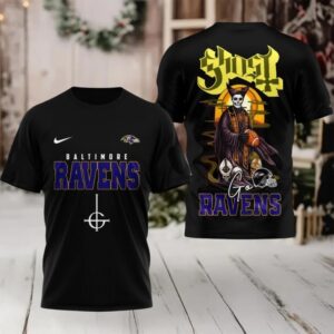 Baltimore Ravens NFL Ghost Band Shirt