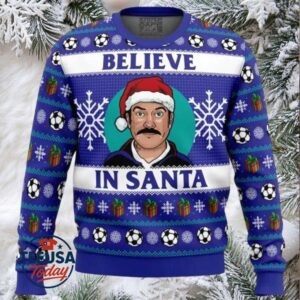 Believe Ted Lasso Ugly Christmas Sweater