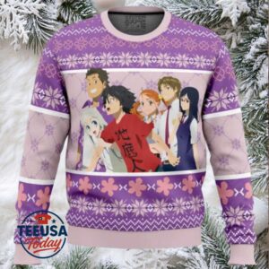 Best Friends Anohana The Flower We Saw That Day Ugly Christmas Sweater