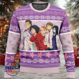 Best Friends Anohana The Flower We Saw That Day Ugly Christmas Sweater