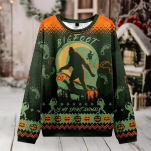 Bigfoot is My Spirit Animal Ugly Sweatshirts