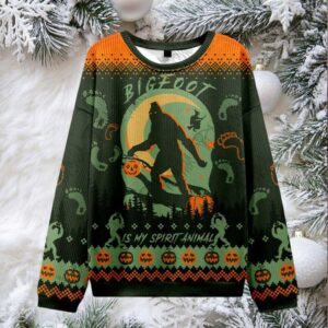 Bigfoot is My Spirit Animal Ugly Sweatshirts