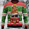 Black Cat Santa Ladies Ugly Christmas Sweater Black Cat Santa Ladies Ugly Christmas Sweater