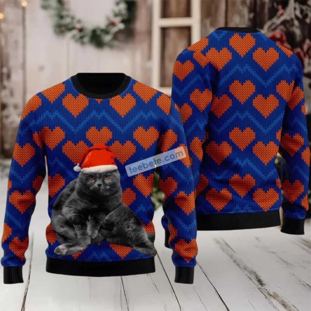 Black Cat Mom Heart Love Best Ugly Christmas Sweaters Black Cat Mom Heart Love Best Ugly Christmas Sweaters