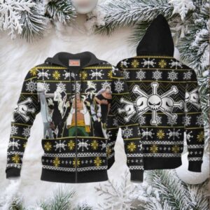 Blackbeard Pirates Ugly Christmas Sweater One Piece Anime 1k494 Fan Gift Stylist Unisex Cartoon Graphic Outfits Aop 3d Hoodie,