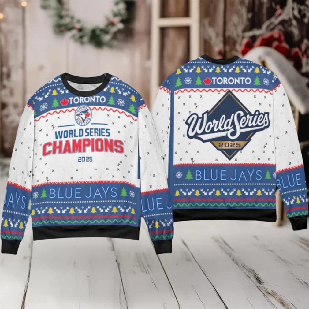 Blue Jays World Series 2025 Ugly Christmas Sweater Men Women For Sale