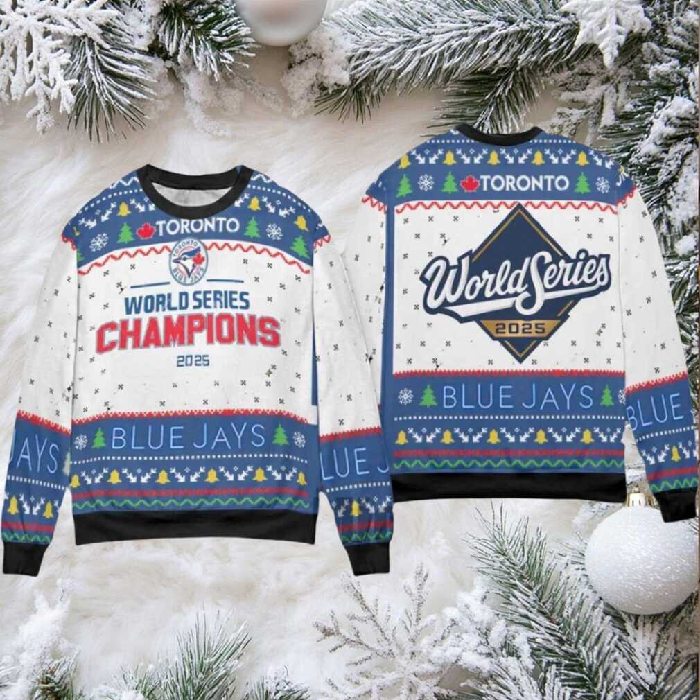 Blue Jays World Series 2025 Ugly Christmas Sweater Men Women For Sale