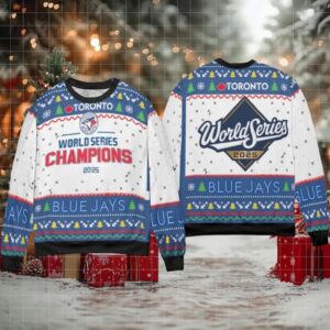 Blue Jays World Series 2025 Ugly Christmas Sweater Men Women For Sale