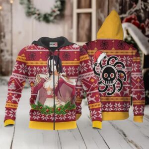 Boa Hancock Ugly Christmas Sweater One Piece Anime 1k501 Fan Gift Stylist Unisex Cartoon Graphic Outfits Aop 3d Ho